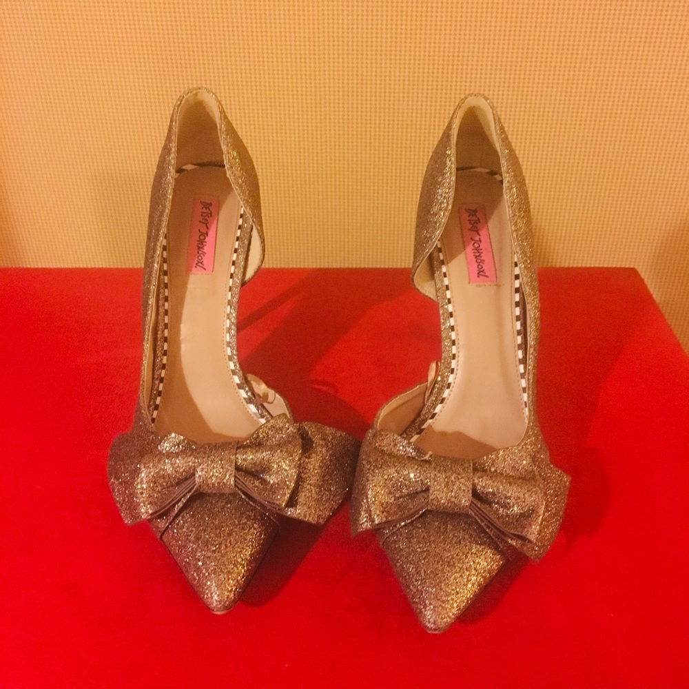 Betsey Johnson Sparkly Heels